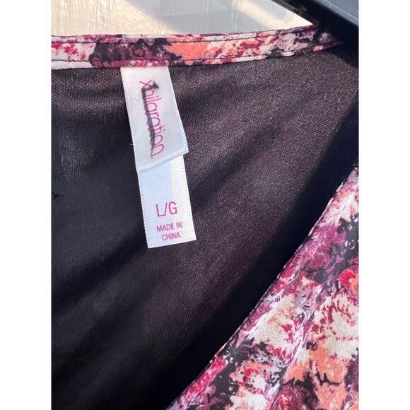 Xhilaration Large Floral Romper Cinched waist - Picture 3 of 4